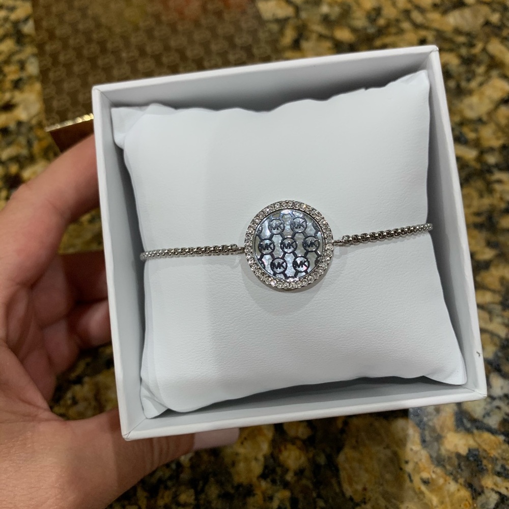 Michael Kors Silver Slide Bracelet
